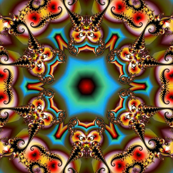 Soyut Bilgisayar Fraktal Tasarımı. Fraktal hiç bitmeyen bir desen. Fraktallar, farklı ölçeklerde kendine benzeyen sonsuz derecede karmaşık kalıplardır. Cep telefonu duvar kağıdı için harika.