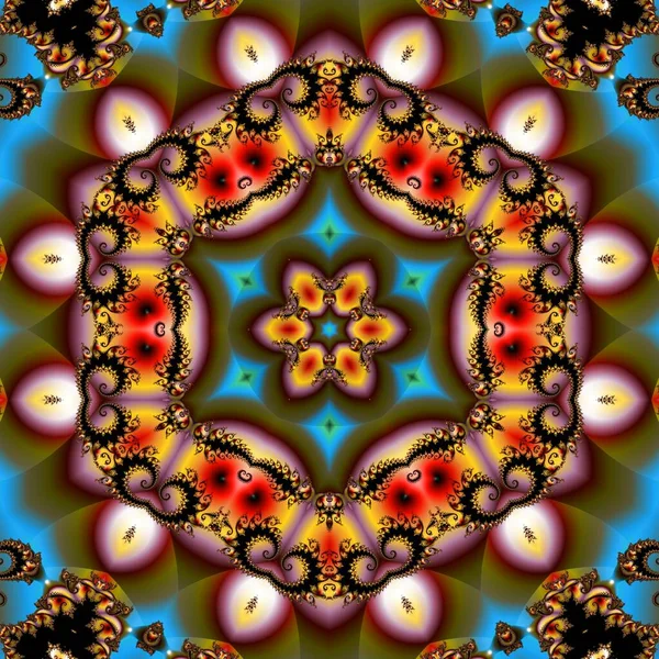 Soyut Bilgisayar Fraktal Tasarımı. Fraktal hiç bitmeyen bir desen. Fraktallar, farklı ölçeklerde kendine benzeyen sonsuz derecede karmaşık kalıplardır. Cep telefonu duvar kağıdı için harika.