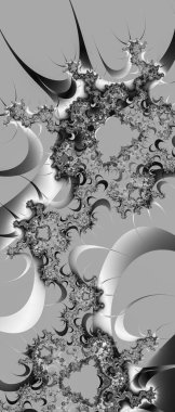 Soyut Bilgisayar Fraktal Tasarımı. Fraktal hiç bitmeyen bir desen. Fraktallar, farklı ölçeklerde kendine benzeyen sonsuz derecede karmaşık kalıplardır. Cep telefonu duvar kağıdı için harika.