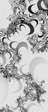 Soyut Bilgisayar Fraktal Tasarımı. Fraktal hiç bitmeyen bir desen. Fraktallar, farklı ölçeklerde kendine benzeyen sonsuz derecede karmaşık kalıplardır. Cep telefonu duvar kağıdı için harika.