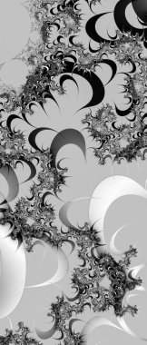 Soyut Bilgisayar Fraktal Tasarımı. Fraktal hiç bitmeyen bir desen. Fraktallar, farklı ölçeklerde kendine benzeyen sonsuz derecede karmaşık kalıplardır. Cep telefonu duvar kağıdı için harika.