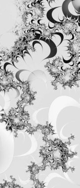 Soyut Bilgisayar Fraktal Tasarımı. Fraktal hiç bitmeyen bir desen. Fraktallar, farklı ölçeklerde kendine benzeyen sonsuz derecede karmaşık kalıplardır. Cep telefonu duvar kağıdı için harika.