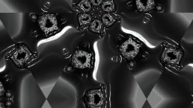 Soyut Bilgisayar Fraktal Tasarımı. Fraktal hiç bitmeyen bir desen. Fraktallar, farklı ölçeklerde kendine benzeyen sonsuz derecede karmaşık kalıplardır. Cep telefonu duvar kağıdı için harika.