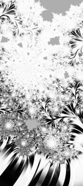 Soyut Bilgisayar Fraktal Tasarımı. Fraktal hiç bitmeyen bir desen. Fraktallar, farklı ölçeklerde kendine benzeyen sonsuz derecede karmaşık kalıplardır. Cep telefonu duvar kağıdı için harika.