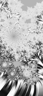 Soyut Bilgisayar Fraktal Tasarımı. Fraktal hiç bitmeyen bir desen. Fraktallar, farklı ölçeklerde kendine benzeyen sonsuz derecede karmaşık kalıplardır. Cep telefonu duvar kağıdı için harika.