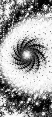 Soyut Bilgisayar Fraktal Tasarımı. Fraktal hiç bitmeyen bir desen. Fraktallar, farklı ölçeklerde kendine benzeyen sonsuz derecede karmaşık kalıplardır. Cep telefonu duvar kağıdı için harika.