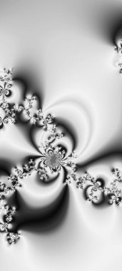 Soyut Bilgisayar Fraktal Tasarımı. Fraktal hiç bitmeyen bir desen. Fraktallar, farklı ölçeklerde kendine benzeyen sonsuz derecede karmaşık kalıplardır. Cep telefonu duvar kağıdı için harika.