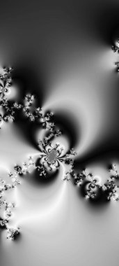 Soyut Bilgisayar Fraktal Tasarımı. Fraktal hiç bitmeyen bir desen. Fraktallar, farklı ölçeklerde kendine benzeyen sonsuz derecede karmaşık kalıplardır. Cep telefonu duvar kağıdı için harika.