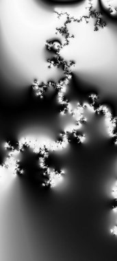 Soyut Bilgisayar Fraktal Tasarımı. Fraktal hiç bitmeyen bir desen. Fraktallar, farklı ölçeklerde kendine benzeyen sonsuz derecede karmaşık kalıplardır. Cep telefonu duvar kağıdı için harika.