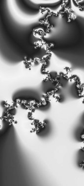 Soyut Bilgisayar Fraktal Tasarımı. Fraktal hiç bitmeyen bir desen. Fraktallar, farklı ölçeklerde kendine benzeyen sonsuz derecede karmaşık kalıplardır. Cep telefonu duvar kağıdı için harika.