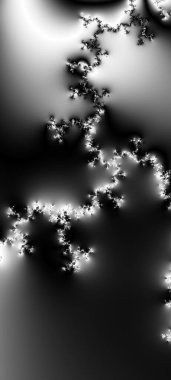 Soyut Bilgisayar Fraktal Tasarımı. Fraktal hiç bitmeyen bir desen. Fraktallar, farklı ölçeklerde kendine benzeyen sonsuz derecede karmaşık kalıplardır. Cep telefonu duvar kağıdı için harika.