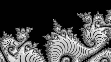 Soyut Bilgisayar Fraktal Tasarımı. Fraktal hiç bitmeyen bir desen. Fraktallar, farklı ölçeklerde kendine benzeyen sonsuz derecede karmaşık kalıplardır. Cep telefonu duvar kağıdı için harika.