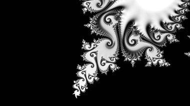 Soyut Bilgisayar Fraktal Tasarımı. Fraktal hiç bitmeyen bir desen. Fraktallar, farklı ölçeklerde kendine benzeyen sonsuz derecede karmaşık kalıplardır. Cep telefonu duvar kağıdı için harika.