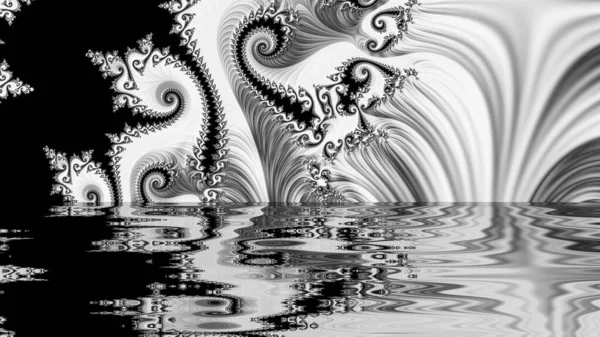 Soyut Bilgisayar Fraktal Tasarımı. Fraktal hiç bitmeyen bir desen. Fraktallar, farklı ölçeklerde kendine benzeyen sonsuz derecede karmaşık kalıplardır. Cep telefonu duvar kağıdı için harika.