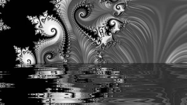 Soyut Bilgisayar Fraktal Tasarımı. Fraktal hiç bitmeyen bir desen. Fraktallar, farklı ölçeklerde kendine benzeyen sonsuz derecede karmaşık kalıplardır. Cep telefonu duvar kağıdı için harika.