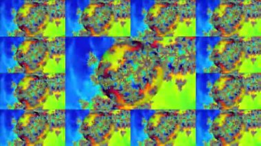 Soyut Bilgisayar Fraktal Tasarımı. Fraktal hiç bitmeyen bir desen. Fraktallar, farklı ölçeklerde kendine benzeyen sonsuz derecede karmaşık kalıplardır. Cep telefonu duvar kağıdı için harika.