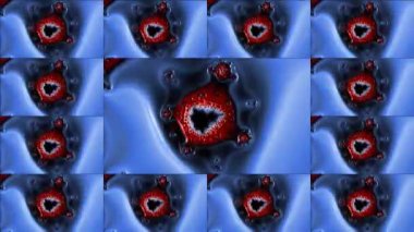 Soyut Bilgisayar Fraktal Tasarımı. Fraktal hiç bitmeyen bir desen. Fraktallar, farklı ölçeklerde kendine benzeyen sonsuz derecede karmaşık kalıplardır. Cep telefonu duvar kağıdı için harika.