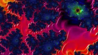 Soyut Bilgisayar Fraktal Tasarımı. Fraktal hiç bitmeyen bir desen. Fraktallar, farklı ölçeklerde kendine benzeyen sonsuz derecede karmaşık kalıplardır. Cep telefonu duvar kağıdı için harika.