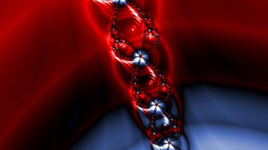 Soyut Bilgisayar Fraktal Tasarımı. Fraktal hiç bitmeyen bir desen. Fraktallar, farklı ölçeklerde kendine benzeyen sonsuz derecede karmaşık kalıplardır. Cep telefonu duvar kağıdı için harika.