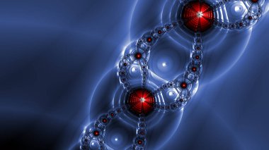 Soyut Bilgisayar Fraktal Tasarımı. Fraktal hiç bitmeyen bir desen. Fraktallar, farklı ölçeklerde kendine benzeyen sonsuz derecede karmaşık kalıplardır. Cep telefonu duvar kağıdı için harika.