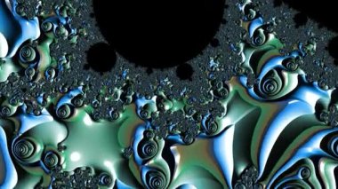 Soyut Bilgisayar Fraktal Tasarımı. Fraktal hiç bitmeyen bir desen. Fraktallar, farklı ölçeklerde kendine benzeyen sonsuz derecede karmaşık kalıplardır. Cep telefonu duvar kağıdı için harika.