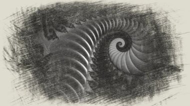 Soyut Bilgisayar Fraktal Tasarımı. Fraktal hiç bitmeyen bir desen. Fraktallar, farklı ölçeklerde kendine benzeyen sonsuz derecede karmaşık kalıplardır. Cep telefonu duvar kağıdı için harika.