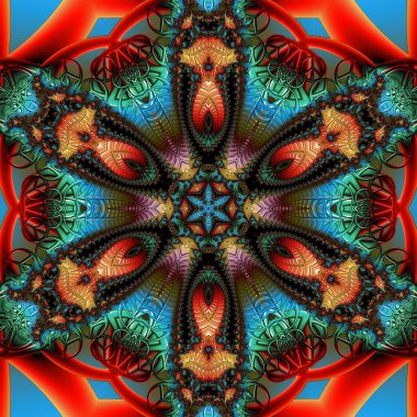 Soyut Bilgisayar Fraktal Tasarımı. Fraktal hiç bitmeyen bir desen. Fraktallar, farklı ölçeklerde kendine benzeyen sonsuz derecede karmaşık kalıplardır. Cep telefonu duvar kağıdı için harika.