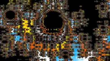 Soyut Bilgisayar Fraktal Tasarımı. Fraktal hiç bitmeyen bir desen. Fraktallar, farklı ölçeklerde kendine benzeyen sonsuz derecede karmaşık kalıplardır. Cep telefonu duvar kağıdı için harika.