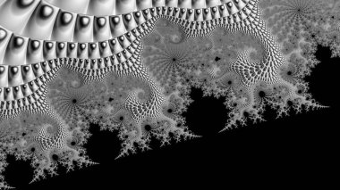 Soyut Bilgisayar Fraktal Tasarımı. Fraktal hiç bitmeyen bir desen. Fraktallar, farklı ölçeklerde kendine benzeyen sonsuz derecede karmaşık kalıplardır. Cep telefonu duvar kağıdı için harika.