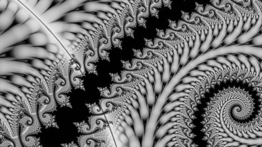 Soyut Bilgisayar Fraktal Tasarımı. Fraktal hiç bitmeyen bir desen. Fraktallar, farklı ölçeklerde kendine benzeyen sonsuz derecede karmaşık kalıplardır. Cep telefonu duvar kağıdı için harika.