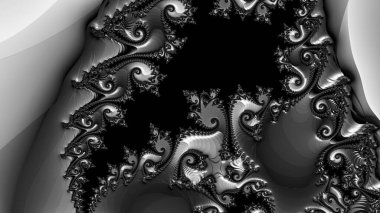 Soyut Bilgisayar Fraktal Tasarımı. Fraktal hiç bitmeyen bir desen. Fraktallar, farklı ölçeklerde kendine benzeyen sonsuz derecede karmaşık kalıplardır. Cep telefonu duvar kağıdı için harika.