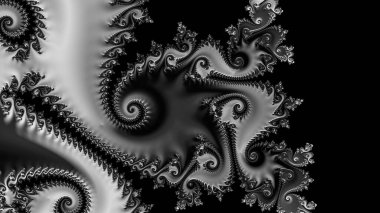 Soyut Bilgisayar Fraktal Tasarımı. Fraktal hiç bitmeyen bir desen. Fraktallar, farklı ölçeklerde kendine benzeyen sonsuz derecede karmaşık kalıplardır. Cep telefonu duvar kağıdı için harika.