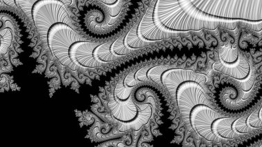 Soyut Bilgisayar Fraktal Tasarımı. Fraktal hiç bitmeyen bir desen. Fraktallar, farklı ölçeklerde kendine benzeyen sonsuz derecede karmaşık kalıplardır. Cep telefonu duvar kağıdı için harika.