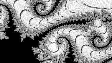 Soyut Bilgisayar Fraktal Tasarımı. Fraktal hiç bitmeyen bir desen. Fraktallar, farklı ölçeklerde kendine benzeyen sonsuz derecede karmaşık kalıplardır. Cep telefonu duvar kağıdı için harika.