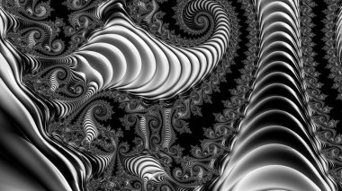 Soyut Bilgisayar Fraktal Tasarımı. Fraktal hiç bitmeyen bir desen. Fraktallar, farklı ölçeklerde kendine benzeyen sonsuz derecede karmaşık kalıplardır. Cep telefonu duvar kağıdı için harika.