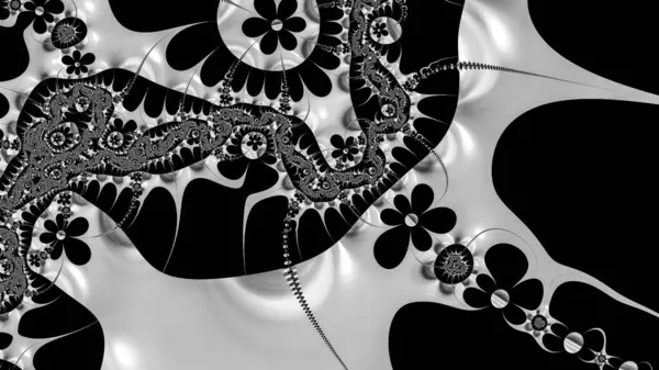 Αφηρημένος Υπολογιστής Που Δημιουργείται Fractal Σχεδιασμός Φράκταλ Είναι Ένα Ατέρμονο — Φωτογραφία Αρχείου