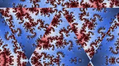 Soyut Bilgisayar Fraktal Tasarımı. Fraktal hiç bitmeyen bir desen. Fraktallar, farklı ölçeklerde kendine benzeyen sonsuz derecede karmaşık kalıplardır. Cep telefonu duvar kağıdı için harika.