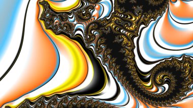 Soyut Bilgisayar Fraktal Tasarımı. Fraktal hiç bitmeyen bir desen. Fraktallar, farklı ölçeklerde kendine benzeyen sonsuz derecede karmaşık kalıplardır. Cep telefonu duvar kağıdı için harika.