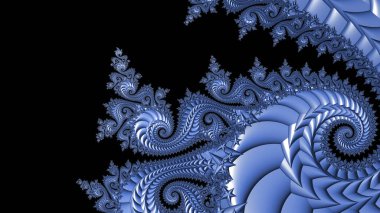 Soyut Bilgisayar Fraktal Tasarımı. Fraktal hiç bitmeyen bir desen. Fraktallar, farklı ölçeklerde kendine benzeyen sonsuz derecede karmaşık kalıplardır. Cep telefonu duvar kağıdı için harika.