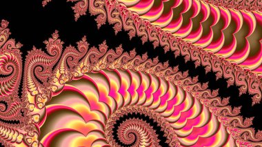 Soyut Bilgisayar Fraktal Tasarımı. Fraktal hiç bitmeyen bir desen. Fraktallar, farklı ölçeklerde kendine benzeyen sonsuz derecede karmaşık kalıplardır. Cep telefonu duvar kağıdı için harika.