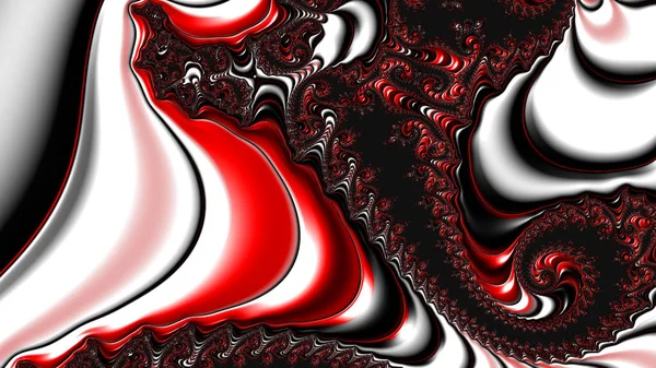 Abstract Computergegenereerd Fractaal Ontwerp Een Fractal Een Nooit Eindigend Patroon — Stockfoto