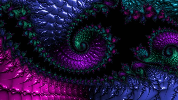 Αφηρημένος Υπολογιστής Που Δημιουργείται Fractal Σχεδιασμός Φράκταλ Είναι Ένα Ατέρμονο — Φωτογραφία Αρχείου