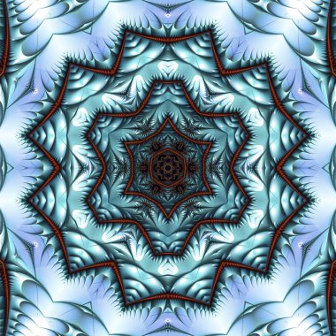 Soyut Bilgisayar Fraktal Tasarımı. Fraktal hiç bitmeyen bir desen. Fraktallar, farklı ölçeklerde kendine benzeyen sonsuz derecede karmaşık kalıplardır. Cep telefonu duvar kağıdı için harika.