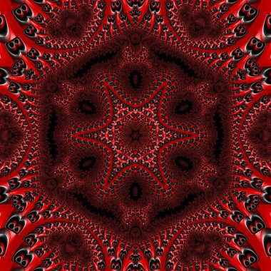 Soyut Bilgisayar Fraktal Tasarımı. Fraktal hiç bitmeyen bir desen. Fraktallar, farklı ölçeklerde kendine benzeyen sonsuz derecede karmaşık kalıplardır. Cep telefonu duvar kağıdı için harika.