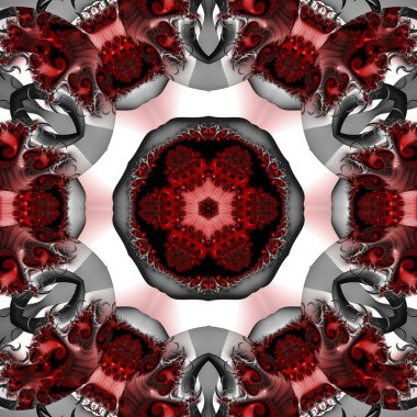 Soyut Bilgisayar Fraktal Tasarımı. Fraktal hiç bitmeyen bir desen. Fraktallar, farklı ölçeklerde kendine benzeyen sonsuz derecede karmaşık kalıplardır. Cep telefonu duvar kağıdı için harika.