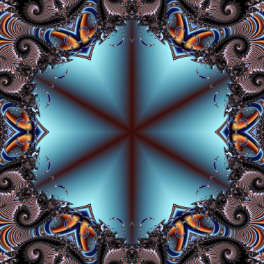 Soyut Bilgisayar Fraktal Tasarımı. Fraktal hiç bitmeyen bir desen. Fraktallar, farklı ölçeklerde kendine benzeyen sonsuz derecede karmaşık kalıplardır. Cep telefonu duvar kağıdı için harika.