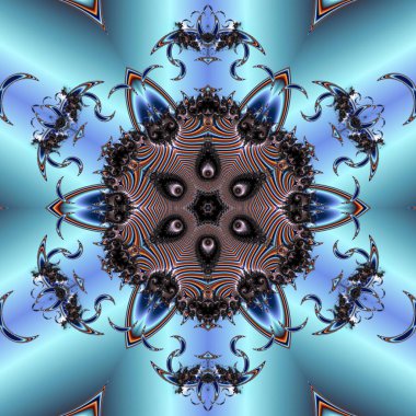 Soyut Bilgisayar Fraktal Tasarımı. Fraktal hiç bitmeyen bir desen. Fraktallar, farklı ölçeklerde kendine benzeyen sonsuz derecede karmaşık kalıplardır. Cep telefonu duvar kağıdı için harika.