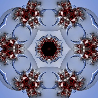 Soyut Bilgisayar Fraktal Tasarımı. Fraktal hiç bitmeyen bir desen. Fraktallar, farklı ölçeklerde kendine benzeyen sonsuz derecede karmaşık kalıplardır. Cep telefonu duvar kağıdı için harika.