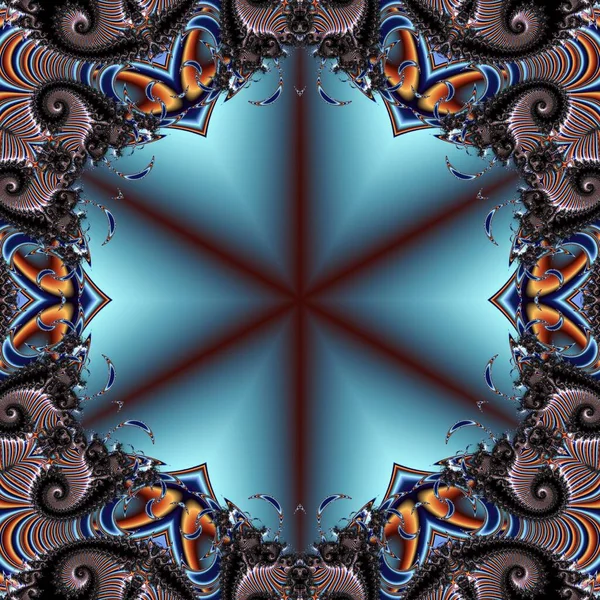 Soyut Bilgisayar Fraktal Tasarımı. Fraktal hiç bitmeyen bir desen. Fraktallar, farklı ölçeklerde kendine benzeyen sonsuz derecede karmaşık kalıplardır. Cep telefonu duvar kağıdı için harika.