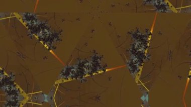 Soyut Bilgisayar Fraktal Tasarımı. Fraktal hiç bitmeyen bir desen. Fraktallar, farklı ölçeklerde kendine benzeyen sonsuz derecede karmaşık kalıplardır. Cep telefonu duvar kağıdı için harika.